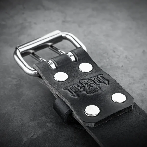 Alternative view of STEELRING DOBLEPRONG<br>Studded Leather Belt