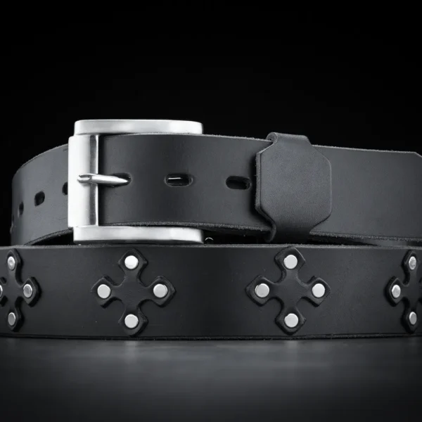 Alternative view of RAVENCROSS<br>Loaded Leather Belt
