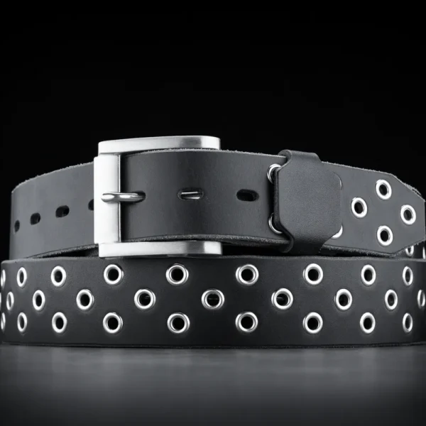 Alternative view of BLACKJACK<br>Studded Leather Belt