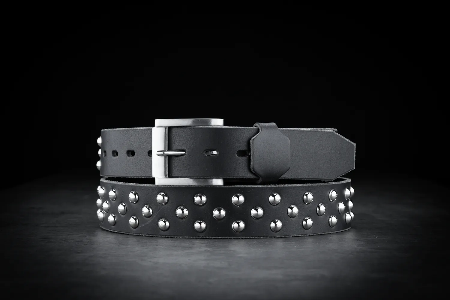RENEGADE<br>Studded Leather Belt