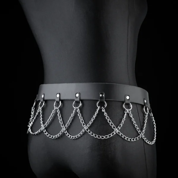 CHAINFALL<br>Chained Leather Belt