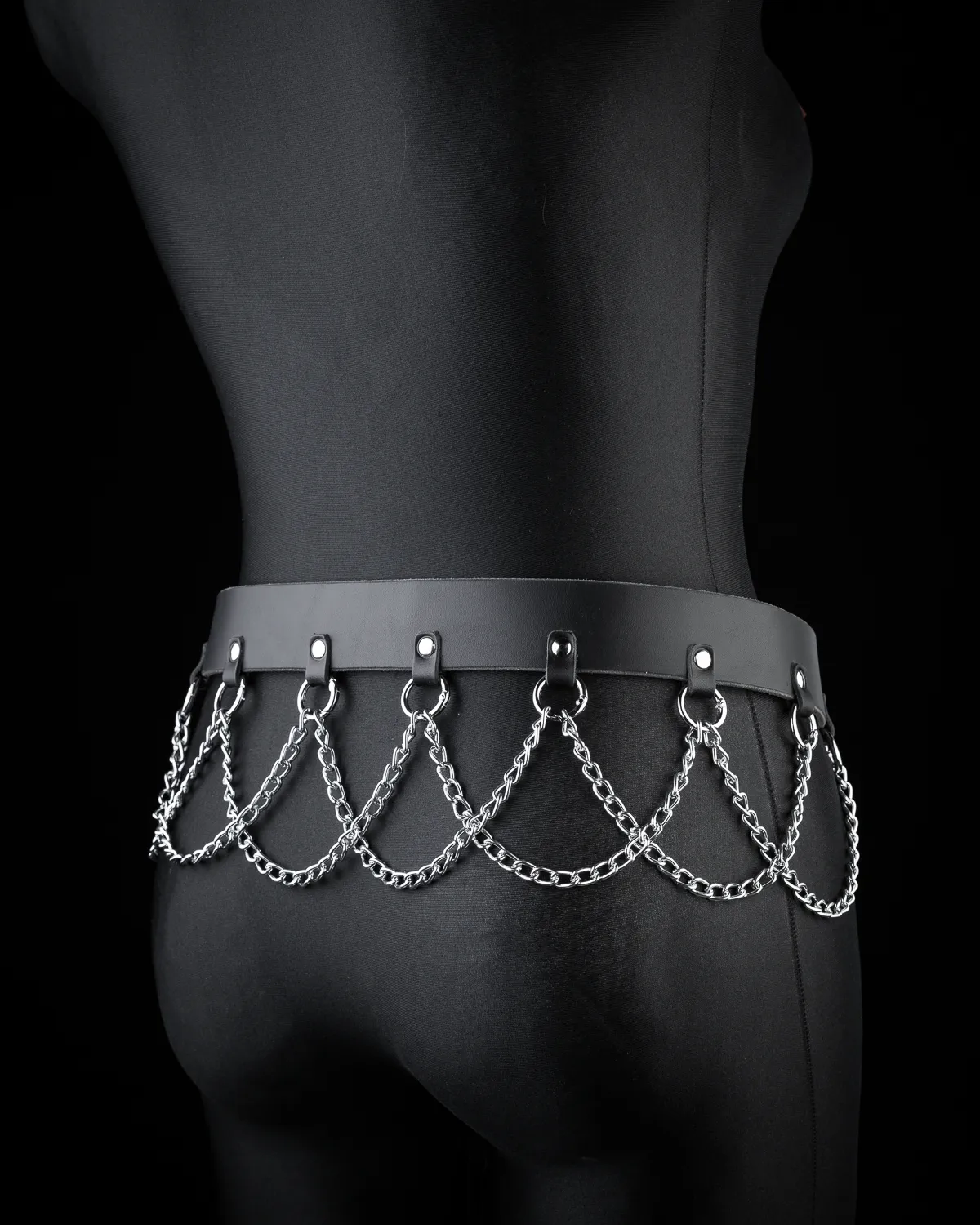 CHAINFALL<br>Chained Leather Belt