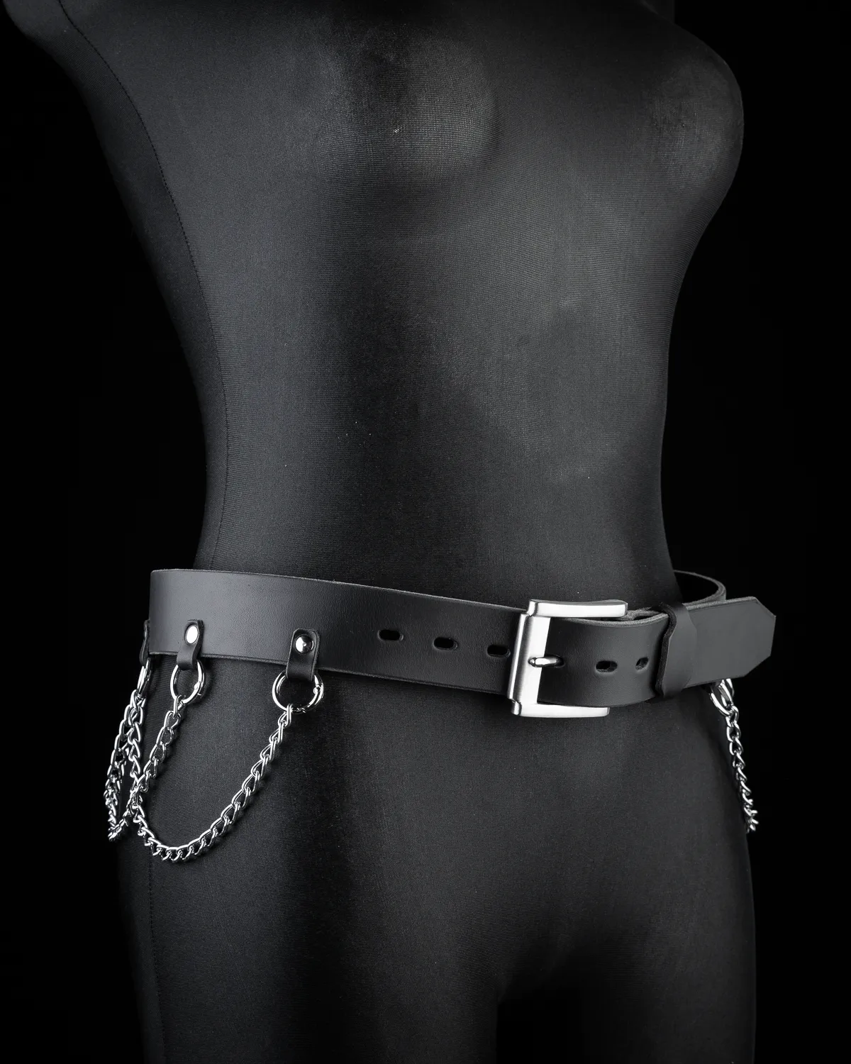 CHAINFALL<br>Chained Leather Belt - Image 3