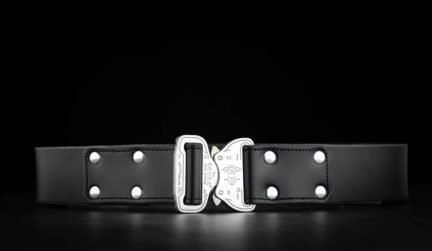 BLACKOUT COBRA<br>Classic Leather Belt - Image 2