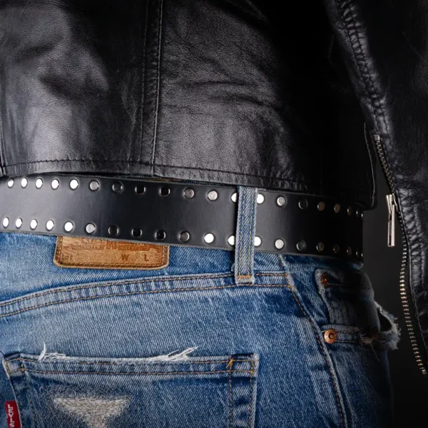 OVERDRIVE<br>Studded Leather Belt